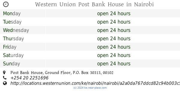 Postbank western union online banking